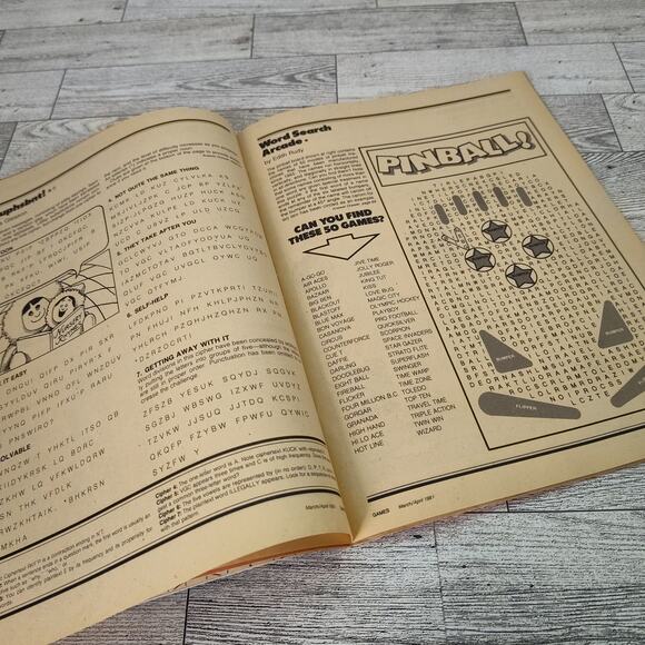 Games Magazine March / April 1981 Vtg Brain Teasers Logic Crossword Puzzles - Picture 6 of 16